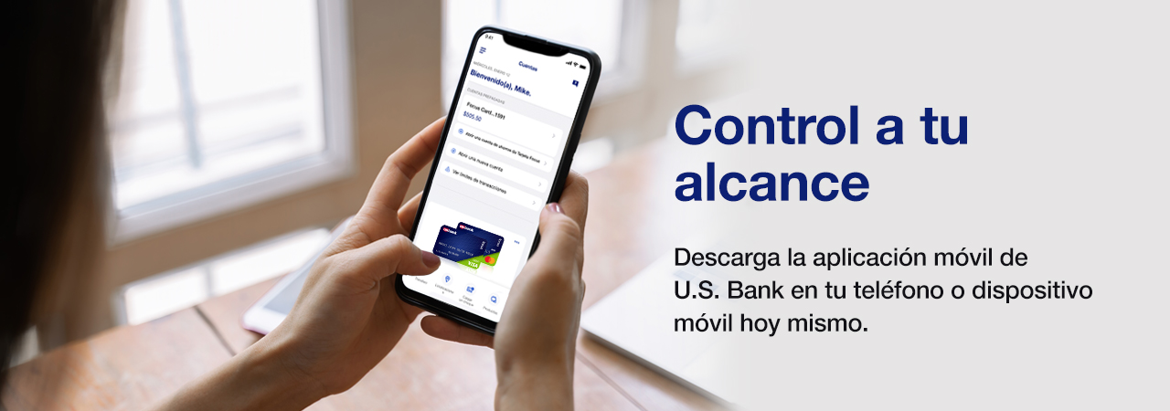 Control at your fingertips. Download the U.S. Bank mobile app on your phone or mobile device today.